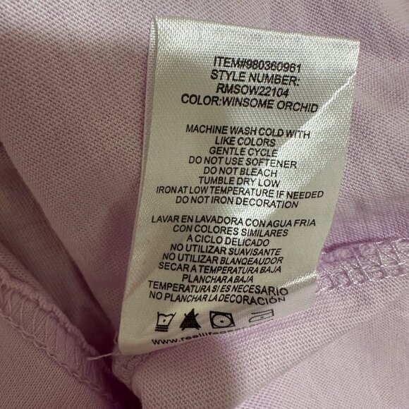 Reel Life Men Size M Orchid Ocean Washed Short-Sleeve Soft PreShrunk T-Shirt NWT - Picture 6 of 7